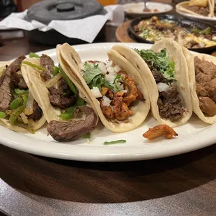 All the Tacos were AMAZING, the homemade tortillas were so fluffy and delicious! Totally would recommend Casa Garcia to friends!