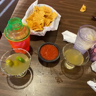 Chips and Salsa Small  Mexican Martini