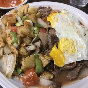 Steak Ranchero with Egg