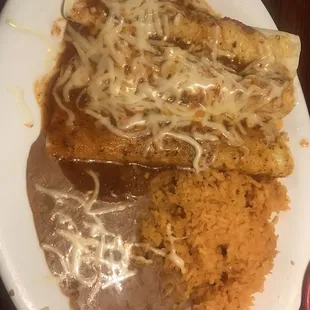 3 for $12.99 I got 3 chimichangas 2 beef 1 chicken