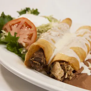 Fried chimichangas!!