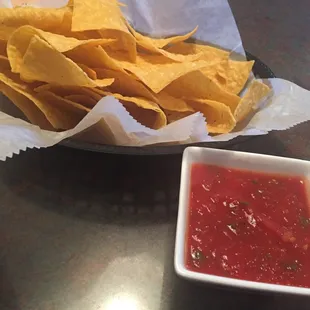 Complimentary chips and salsa!