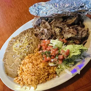 Carnitas plate. Delicious!