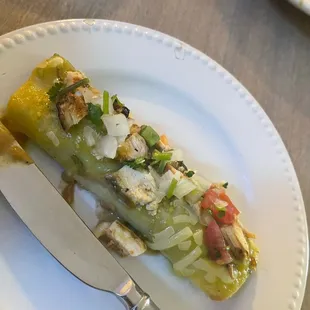 Avacado enchilada - so good!