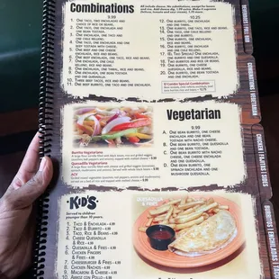 the menu