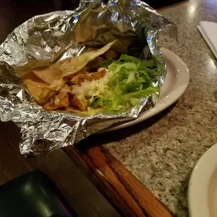 Chicken taco