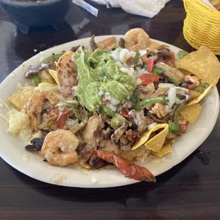 Fajitas Nachos Special