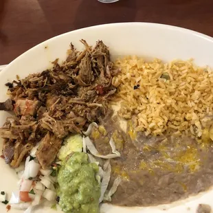 Carnitas plate