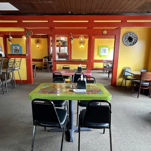 One of Three Dining Areas