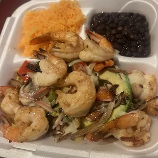 Shrimp Avocado- one of the best Mexican dishes Gary has eaten. Giant shrimp - great sauce.