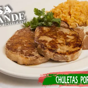 Perfectly seasoned pork chops!