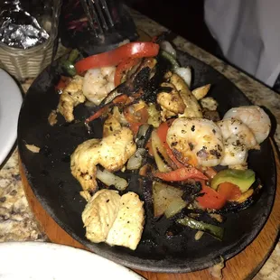 Burnt fajitas