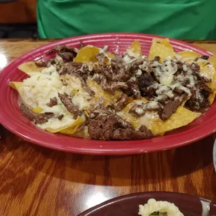 Steak nachos