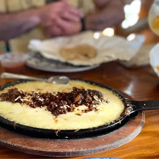 Queso Fundido con Chorizo - so good!