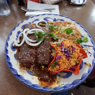 Chicken Mole Enchiladas