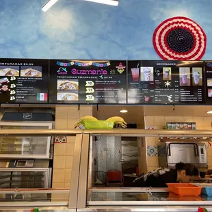 the menus of a mexican restaurant