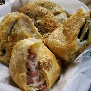 Sausage with Cheese Empanada