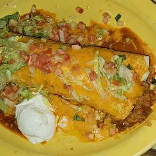 Macho burrito W/ chicken