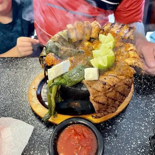 a plate of food