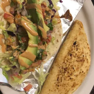 a plate of food