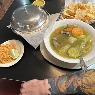 Caldo De Res. $10.95! Perfect when your power level is low.