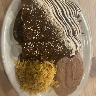 Enchiladas de Mole