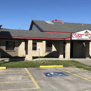 the front of the restaurant