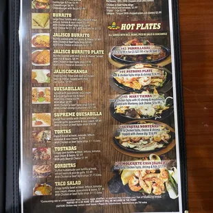 Page 6 menu