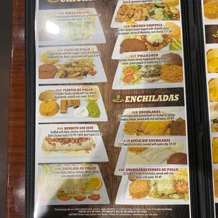 Page 3 menu