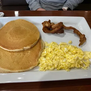 Pancakes and eggs!