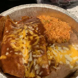 2 Shredded Chicken Enchilada