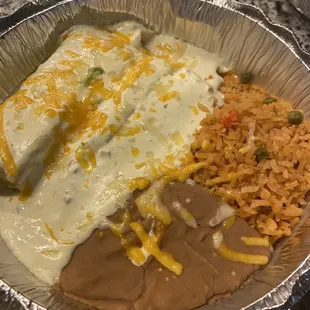 2 Green Chile Corn Tamales Enchilada