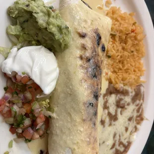 Fajita burrito