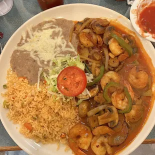 Camarones a la Diablo.