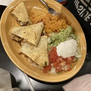 Chicken quesadillas