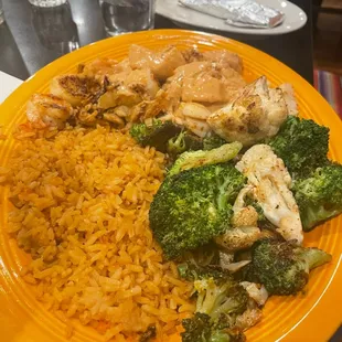 Husbands chicken n shrimp meal