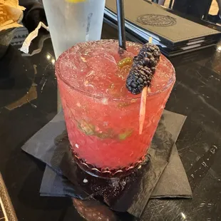 Spicy Blackberry Margarita