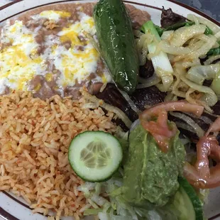 Carne Asada Plate