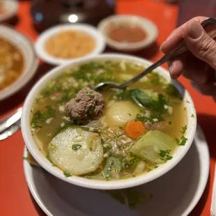 Albondigas Soup was soooo good
