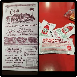 Jack in the Box ketchup packets...really???