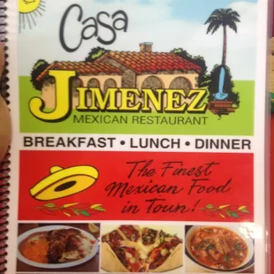 The menu :)