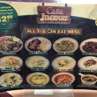 $12.95 All You Can Eat