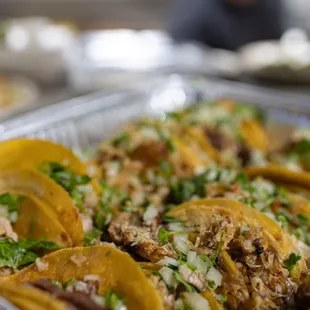 Tacos for catering (Carne Asada and Carnitas)