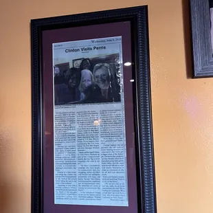 a framed copy of a copy of a copy of a copy of a copy of a copy of a copy of a copy