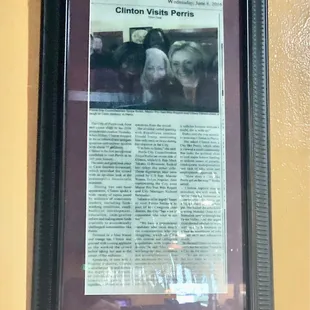 Looks like they are very proud of this visit.