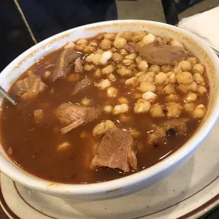 A LARGE pozole. Wow!