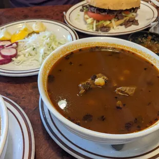 Pozole cocido (rojo).