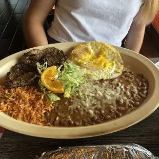 Steak and eggs breakfast, AMAZING!!