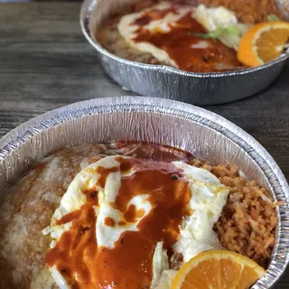 Enchiladas A Caballo