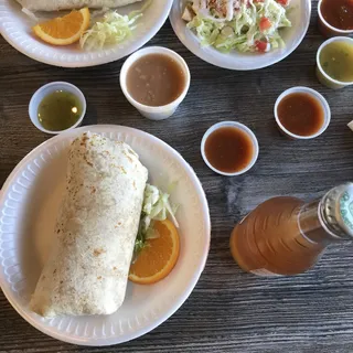 shredded Chicken Burrito